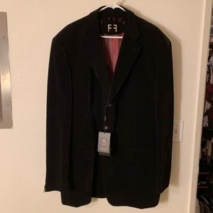 FIRADO Black Blazer Sport Coat Italy